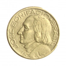 Moeda V-204 10 Centavos 1954 MBC+ Bronze Alumínio Ø17mm 3gr.