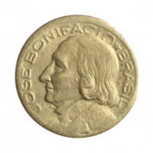 Moeda V-203 10 Centavos 1953 MBC+ Bronze Alumínio Ø17mm 3gr.