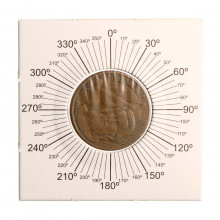 Moeda V-469 5 Centavos 2003 MBC Reverso Horizontal Aço R Cobre Ø22mm 4,1gr.