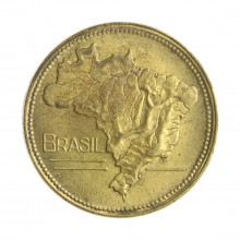 Moeda V-241b 2 Cruzeiros 1945  MBC/SOB  S/Sigla Bronze Alumínio  Ø25mm 8gr.