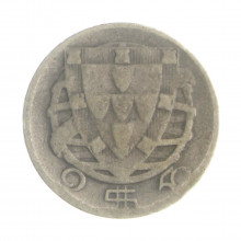 Moeda KM#580 2,5 Escudos 1946 MBC Portugal Europa Prata 0.650 Ø20,5mm 3,5gr.