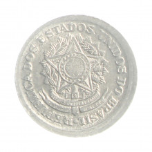 Moeda V-258 10 Centavos 1957 SOB Alumínio Ø17mm 1gr.