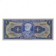 Cédula C-010 1 Cruzeiro 1954 C/ Leves Manchas SOB/FE