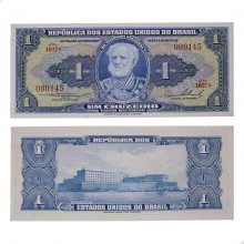 Cédula C-010 1 Cruzeiro 1954  SOB/FE