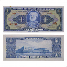 Cédula C-011 1 Cruzeiro 1955 C/ Leve Mancha SOB
