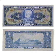 Cédula C-012 1 Cruzeiro 1956 C/ Mancha SOB
