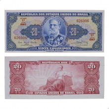 Cédula C-022 20 Cruzeiros 1961 SOB