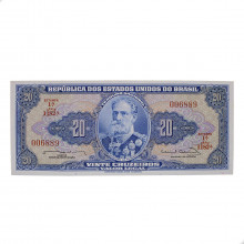Cédula C-023 20 Cruzeiros 1963 FE