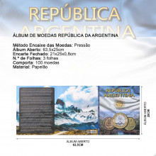 Álbum de Moedas República da Argentina