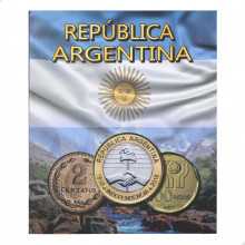Álbum de Moedas República da Argentina
