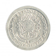 Moeda V-258 10 Centavos 1957 MBC+ Alumínio Ø17mm 1gr.