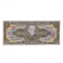 Cédula C-070 5 Cruzeiros 1959 MBC+