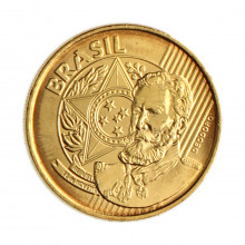 Moeda V-539 25 Centavos 2019 FC Aço R Bronze Ø25mm 7,5gr.