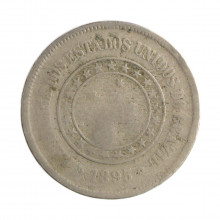 Moeda V-039 100 Réis 1895 BC Cupro Níquel Ø27mm 10gr.