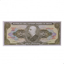 Cédula C-074 5 Cruzeiros 1964 FE