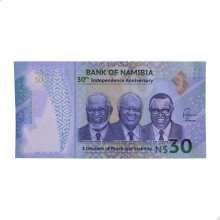 Cédula P#18 30 Dollars 2020 Polímero  Namíbia África FE