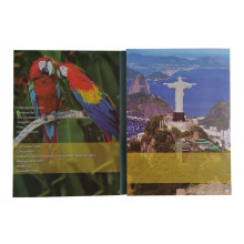 Álbum para Moedas Olímpicas Rio 2016 Com Acrílico