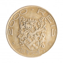 Moeda P-719 2000 Réis 1932 MBC IV Centenário da Colonização do Brasil D. João III-Rei de Portugal Prata 0.500 Ø26mm 8gr.