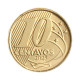 Moeda 10 Centavos 2025 FC Aço Revestido de Bronze Ø20mm 4,8gr.