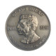 Medalha Cinquentenário Morte Olavo Bilac 1968 MBC Brasil América Bronze Prateado Ø50mm 40gr.