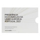 Blister Moeda KM#921 2 Euros 2021  FC Portugal América  Presidência Portuguesa do Conselho da União Europeia PROOF Bimet