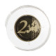 Estojo Moeda KM#2851 2 Euros 2020 FC França Europa Investigação médica PROOF Bimetálico Ø25,75mm 8,5gr.