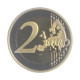 Estojo Moeda KM#144 2 Euros 2011 FC Malta Europa Primeiros deputados eleitos em 1849 PROOF Bimetálico Ø25,75mm 8,5gr.