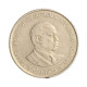 Moeda KM#19 50 Cents 1980 MBC Quênia África Cupro Níquel Ø21mm 3,91gr.