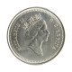Moeda KM#183 10 Cents 1991 FC Canadá América Rainha Elizabeth Níquel Ø18,03mm 2,07gr.