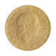Moeda KM#151 200 Lire 1992 R MBC Itália Europa Exposição Mundial de Filatelia Temática - Gênova'92 Bronzital Ø24mm 5gr.