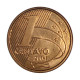 Moeda V-463 1 Centavo 2004  FC   Aço R Cobre  Ø17mm 2,4gr.
