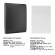 Álbum Fichário 10 Folhas PP para Cédulas 3 Espaços 32x24 Ziper Cobra GG