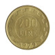 Km#105 200 Liras 1979 R MBC+ Itália Europa Bronze Alumínio 24(mm) 5(gr)