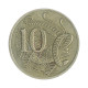 Km#65 10 Cents 1982 MBC Austrália Oceania Cupro-Níquel 23.6(mm) 5.66(gr)