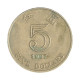 Km#65 5 Dollars 1997 BC/MBC Hong Kong Ásia Cupro-Níquel 27(mm) 13.4(gr)
