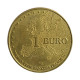 Medalha Fantasia 1 Euro 1998 França Europa Cobre Revestido de Latão Manganês Ø34mm 2,5gr.